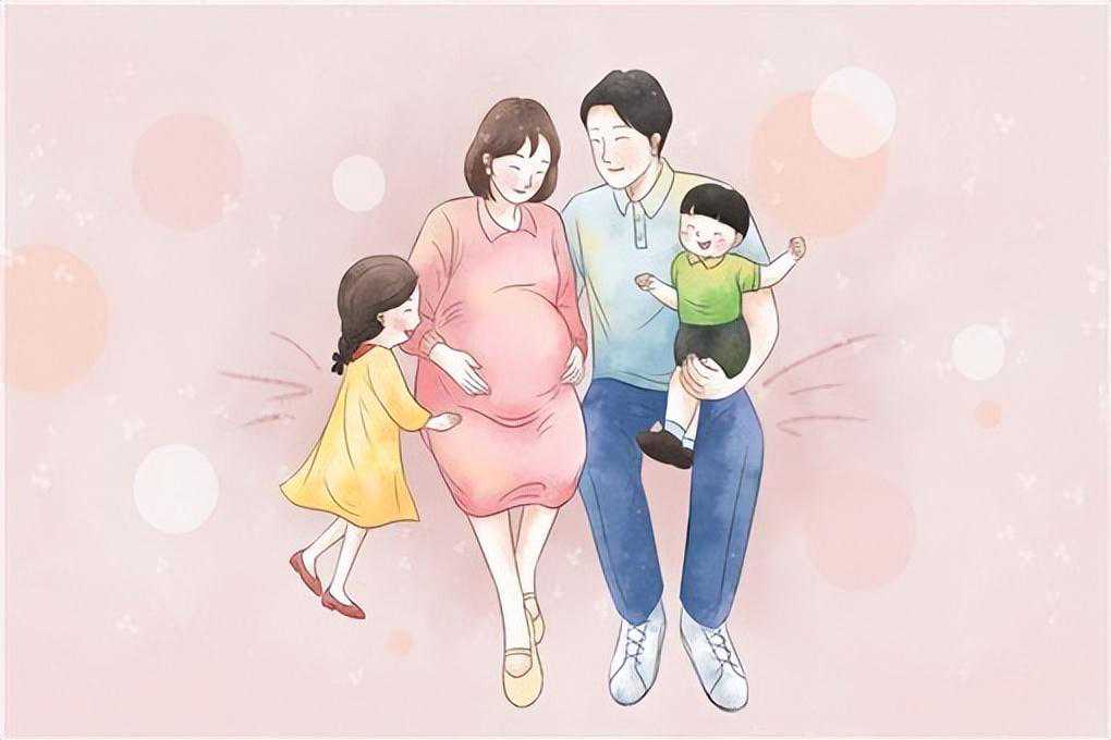 香港验血检测性别呈阴性,二胎顺产小公主，儿女双全获全家人点赞，分享备孕